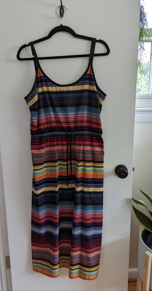 Athleta Havana Stripe Midi Dress - Picture 3 of 4